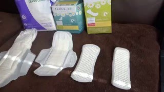 Natracare and seventh generation pads Non toxic [upl. by Isyad816]