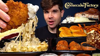 ASMR Trying The Cheesecake Factory for the first time worth it [upl. by Adis]