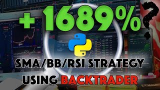 Backtesting Rayner Teos 1689 Bollinger Bands Trading Strategy in Python using BACKTRADER [upl. by Kaslik]