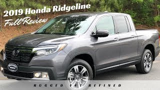 2019 Honda Ridgeline Review  RTL E [upl. by Esma]