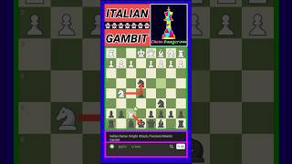 Italian Game Knights Attack PonzianiSteinitz Gambit shorts chess [upl. by Gratiana]