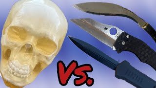 Switchblade Knife amp More VS Ballistic SKULL [upl. by Secnarf]