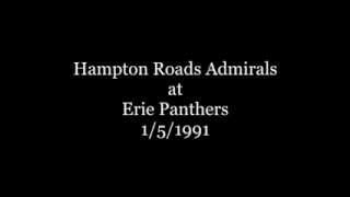 Hampton Roads Admirals at Erie Panthers  151991 late 3rd Period [upl. by Gloriana]