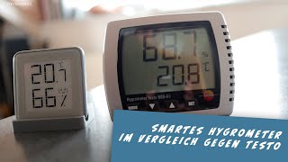 Test des smarten Thermo Hygrometer von Azarton kann es mit Testo mithalten [upl. by Annahsor582]