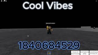 Cool Vibes Roblox Id WORKING nostalgia [upl. by Eciryt]