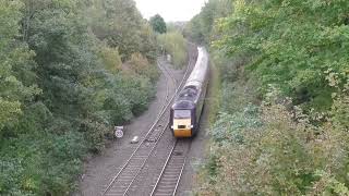 Colas Rail 43301 and 303 work 1Q55 at Wellington and Ruabon 041024 [upl. by Netsrijk515]