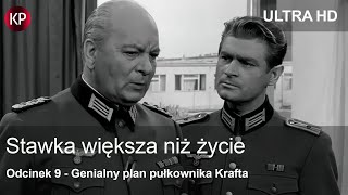 Stawka Większa Niż Życie 1968  4K  Odcinek 9  Kultowy Polski Serial  Hans Kloss  Za Darmo [upl. by Gregson]