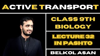 Active Transport Process Explained By Basharat Ali Lectures  Biology class 9th [upl. by Eadie64]