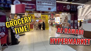 GROCERY TIME  AL RAWABI HYPERMARKET  QATAR [upl. by Marino]