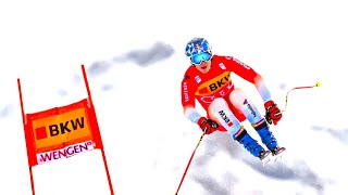 Marco ODERMATT  Winner  Downhill  Wengen SUI  2024 [upl. by Babb]