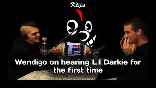 Wendigo on hearing Lil Darkie for the first time amp the creation of Spider Gang  Klips [upl. by Orlanta181]