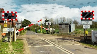 Great Moulton Level Crossing Norfolk [upl. by Etnoled]