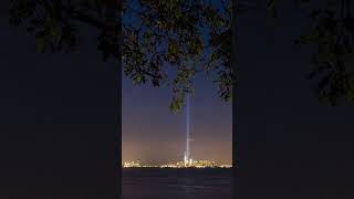 Tribute in Light returns to mark the anniversary of September 11 [upl. by Debbie]