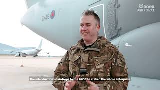 Interview with Officer Commanding XXIV Squadron on RAF A400M Atlas capabilities [upl. by Nirtiak]