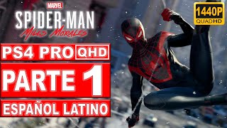 SpiderMan Miles Morales  Gameplay en Español Latino  Parte 1  No Comentado PS4 Pro [upl. by Notsur948]