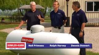 DowlerKarn Propane FAQ What size of tank do I need relative to my needs [upl. by Marzi]