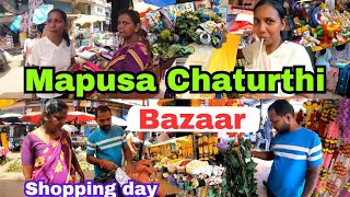 Ganesh Chaturthi Bazaar  Mapusa Famous Market in Goachaturthi shopping 🛍️ shopping mapusa [upl. by Sherie969]