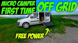 Leaving the MAINLAND for some OFF GRID living in my MICRO CAMPER VANLIFE UK [upl. by Starlene]