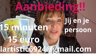 Aanbieding 15 minuten voor 15 euro Jij en je persoon lartistic6924gmailcom [upl. by Aniretac905]