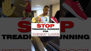 STOP Treadmill Running for WEIGHT LOSS🛑😳 gym running fitness [upl. by Bullough]