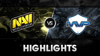 Highlights from NaVi vs MVP Phoenix Game 1 Starseries XI [upl. by Davita192]