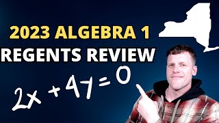 Algebra 1 Regents Review June 2023 [upl. by Eniledgam]