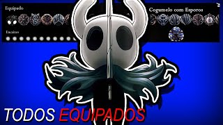 JOGANDO COM TODOS OS AMULETOS EQUIPADOS  HOLLOW KNIGHT [upl. by Nari233]