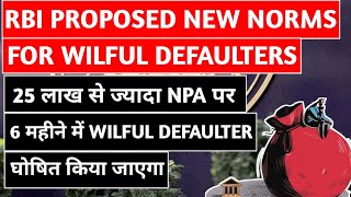 RBI Draft Master Direction on Wilful Defaulters l Who are Wilful Defaulters l Hindi l 2023 [upl. by Foley]