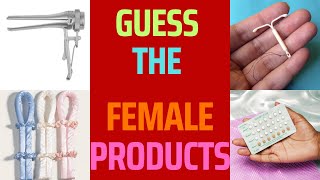 Men Can You Guess All These Female Products  ChallengeQuiz [upl. by Tonjes]