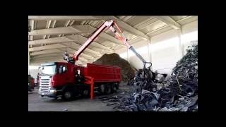 Gru per rottami Marchesi  Marchesi recycling crane M15R 1192 [upl. by Spiegelman265]