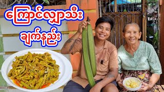 ကြောင်လျှာသီး ကြောင်ရှာသီး အခါးပေါ့အောင်ချက်နည်း [upl. by Oiratnom]