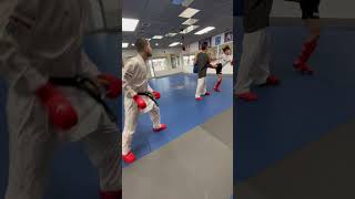 Kumite training WKF karate [upl. by Lyrehs283]