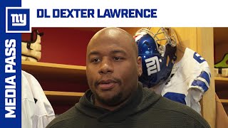 Dexter Lawrence Provides Updates on Injury Status  New York Giants [upl. by Etnuahc824]