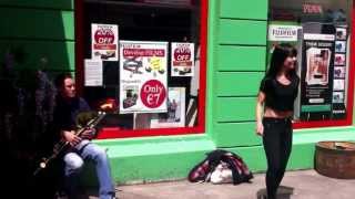 Irish Sean Nós Dancing amp Irish Uilleann Pipes  Shop Street Galway [upl. by Publea998]