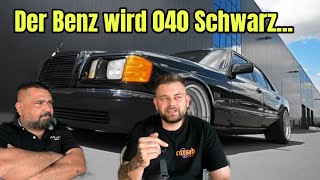 Der Benz wird in 040 Schwarz Lackiert [upl. by Duester]