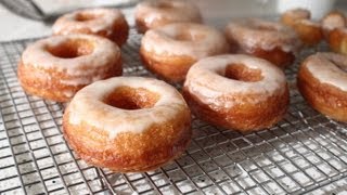 Cronuts  Part 2 Frying and Eating  Doughnut and Croissant Hybrid Recipe [upl. by Skipper473]