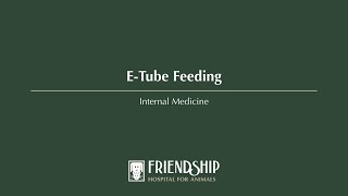 ETube Feeding [upl. by Adnam]