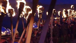 UpHellyAa celebration in Lerwick Scotland [upl. by Arndt862]