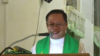 SHORT HOMILY TODAY  REVFRAGERIO PAÑA [upl. by Ric441]