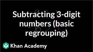 Subtract 3Digit Numbers No Borrowing  Example [upl. by Espy]