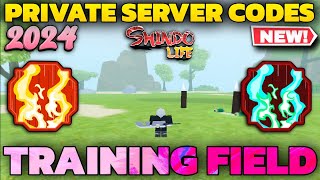 Training Fields Private Server Codes in Shindo Life rellgames roblox shindolife [upl. by Seena]