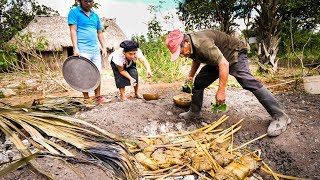 Ancient MAYAN FOOD  Jungle Cooking in MAYA VILLAGE in Quintana Roo Mexico [upl. by Festatus642]