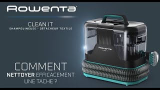 ROWENTA  Clean It  comment nettoyer efficacement une tâche [upl. by Ajet239]