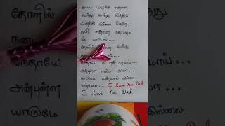 Anbulla Appa Appa Tamil Appa Love Song 2024 [upl. by Selimah]