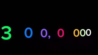 Numbers 0 to 1 octillion with sounds [upl. by Edana]