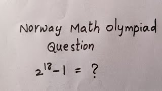 math Olympiad questions  you should be able to solve this [upl. by Stanwinn]