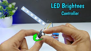 Light Controller Kaise Banaye  LED Light Brightness Controller circuit diagram  Adjustable Dimmer [upl. by Artur]