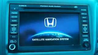 1214 Honda Civic amp CRV Navigation Reset Clear Navi Delete GPS info [upl. by Anyrtak]