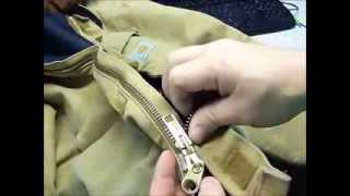 How to repair a zipper on a Carhartt coat [upl. by Ossy]