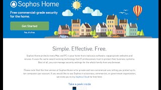 Sophos Home Review and Tests [upl. by Ariayek]